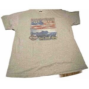 VTG 2000s Harley Davidson T Shirt Mens XL Gray New Berlin Wisconsin Biker 03
